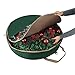 Wreath Storage Container - Canvas Bag with Clear Window and Handles Holds 48-Inch Artificial Wreath with Compartment for Ornaments by Elf Stor (Green)