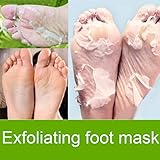 GuGio Soft Touch Foot Peel Mask, Exfoliating Callus Remover,Exfoliating Foot Peeling Renewal Mask Remove Hard Dead Skin