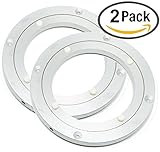 120mm (4.5” inch) Aluminum Lazy Susan Turntable Bearings - Pack of 2