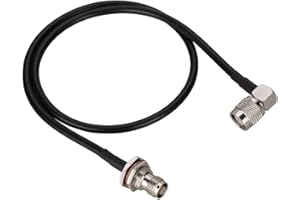 Fosa 60cm 10W TRI Antenna Extension Cable, TNC Male to TNC Female, Compatible with TRI PRC-152, PRC148, United Start PRC-148,