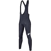 Santic Men's Cycling Bibs Pants Cycle Wear Tights 4D Padded Road Bike Long Pants with Pocket