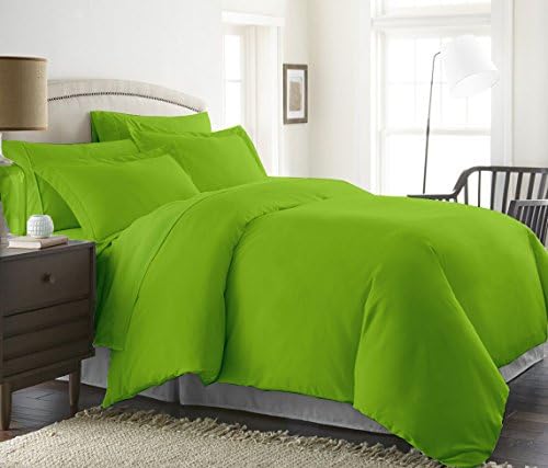 Bed Alter 3 Piece Duvet Cover Set with Zipper & Corner Ties 100% Egyptian Cotton 600 Thread Count Hypoallergenic (1 Duvet Cover 2 Pillow Shams) (Cal King/King, Sage)