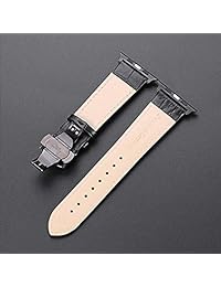 iStrap   Correa de repuesto para reloj Apple iWatch Series 4 3 2 1 Edition Sport 1.496 in, 1.654 in, 1.575 in, 1.732 in
