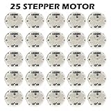 Partsam 25PCS X27 168 GM Instrument Panel Speedometer Gauge Cluster Stepper Motor with 10PCS Light Bulbs