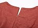 GRACE KARIN Women's Fall Strechy Tunic Working Mini Dress L Dark Red