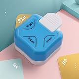 FUYOAL 3 in 1 Corner Rounder Punch Blue 4mm 7mm 10mm for Paper Craft view 7