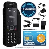 BlueCosmo Inmarsat IsatPhone 2.1 Satellite Phone Kit & 100 Unit Prepaid SIM (90 Days) - Global Coverage - Voice, SMS, GPS Tracking, Emergency SOS