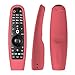 Silicone LG Magic Remote Cover Compatible with LG Magic AN-MR600/MR650/MR19BA/MR20GA LG TV Remote Cover Protective Skin Holder Washable Dirt-Proof Anti-Lost with Remote Loop(Red)