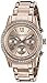 Akribos XXIV Women's Crystal Accent Watch - Multifunction 3 Subdials Day, Date and GMT On Stainless Steel Braclet - AK872