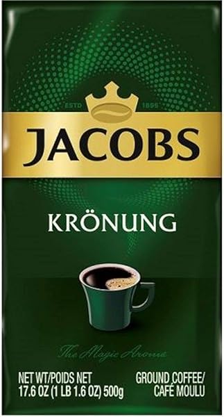 JACOBS KRONUNG GROUND COFFEE 500 GRAM / 17.6 OUNCE (PACK OF 1)
