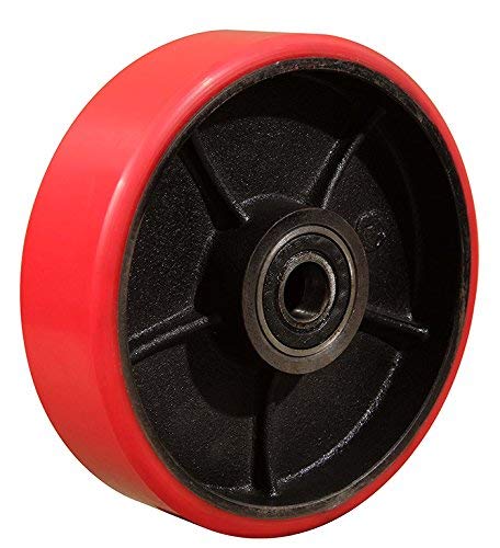Pallet Jack Replacement Wheel Kit with Sealed Precision Bearings 7"x2" Steer Wheel 3-9/16"x 2-15/16" Load Wheel - Thumbnail 2