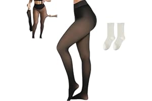 Compression Band Model One-Seam Translucent Fleece Lined Tights, 2026 New The Original Magic Fleece Lined Leggings for Women