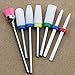 JEWHITENY Ceramic Nail Drill Bit Set Electric Nail Milling Cutter for Manicure Pedicure Nail Art Accessoires Tool Remove Nail Polish