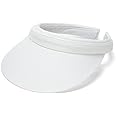 TOP HEADWEAR Mens Womens Sun Protection Sports Cotton Twill Clip On Golf Tennis Visor