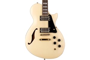 ESP GUITARS ESP 6 String LTD Xtone PS-1 Semi-Hollow Guitar, Vintage White, Right, (XPS1VW)