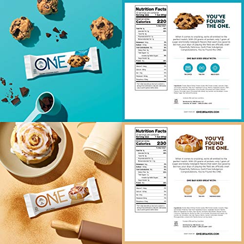 One Protein Bar 12 Flavor Super Variety Pack Glutenfree Protein Bars