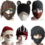 Yosang Windproof Ski Mask Warm Knitted Beanie Hat Cap