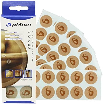 Phiten Titanscheiben 70 Stück - Titan-beschichtete Scheiben Für Energiefluss & Wohlbefinden