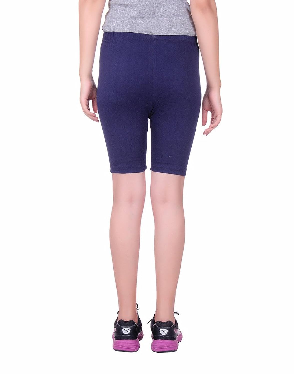 alisha women's cotton lycra cycling shorts/tights - pack of 4