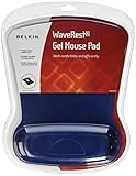 Belkin WaveRest Ergonomic Gel Mouse Pad with Wrist Support (Blue) (F8E262-BLU)