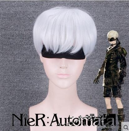 NieR:Automata 9S's Wig Eye Mask Cosplay Prop