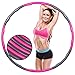 Fitness Exercise Hula Hoop 2 Pound Weighted Hula Hoop Perfect for Dancing Hot Fitness Workouts and Simply the Funnest Way to Lose Weight Easy to Use Exercise Hoop Fun Easy Way to Workout