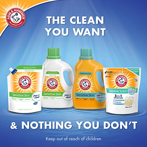 Arm & Hammer Plus OxiClean Free & Clear Sensitive Skin, 25 Loads Liquid
