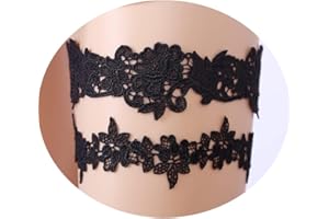 Wedding Garters Set Lace Bridal Garter Stretchy Floral Garter for Bride