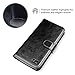Galaxy S6 Edge Case,OCASE Leather Wallet Flip Case For SAMSUNG Galaxy S6 Edge - Black