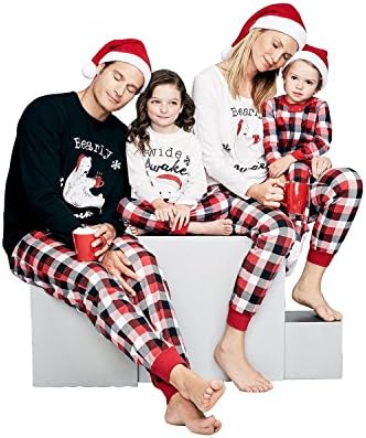 Matching Family Pjs Christmas Entire Family Jammies Cotton Pajamas Sets Best Kids Sleepwear Xmas B5