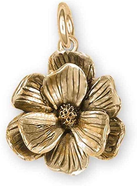 Magnolia Jewelry 14k Yellow Gold Handmade Magnolia Charm MG7CG Jewelry