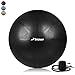 Trideer Exercise Ball (45-85cm) Extra Thick Yoga Ball Chair, Anti-Burst Heavy Duty Stability Ball Supports 2200lbs, Birthing Ball with Quick Pump (Office & Home & Gym)