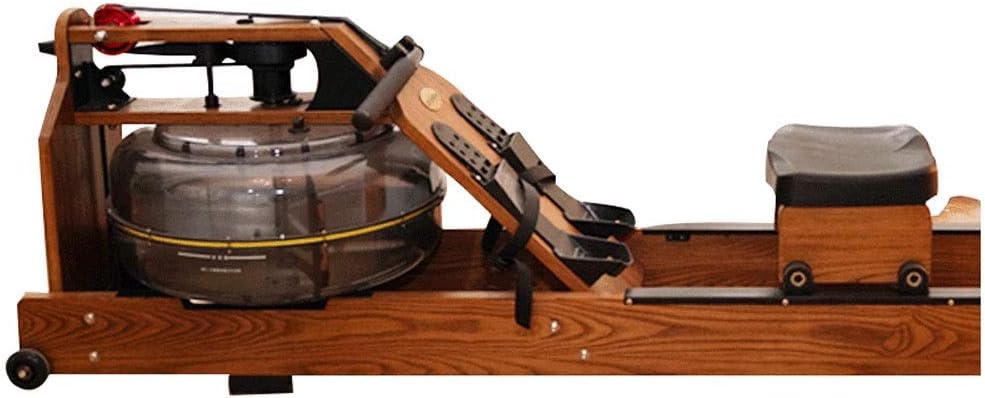 ZAIHW Water Rower Rowing Machine,Wooden Indoor Row Machine with LCD Monitor for Home Full Body Exercise