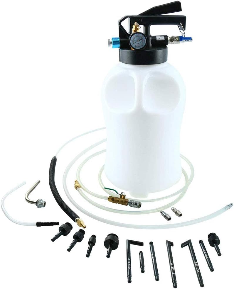Savemore4u18 Pneumatic Transmission Oil Filling Tool Fluid Extractor Dispenser Refill Pump Tool Kit with ATF Adaptor 10L