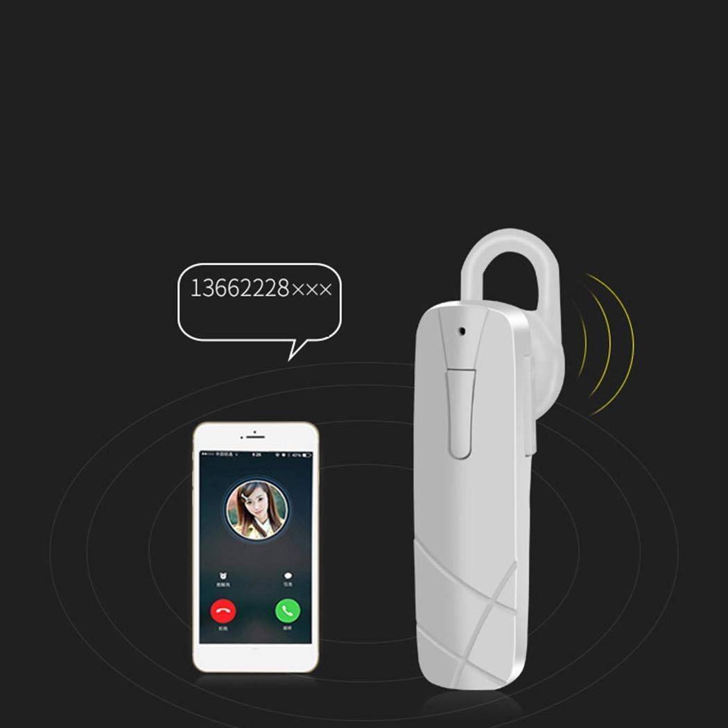 Pinsparkle Wireless Bluetooth Headset Stereo in-Ear Earphone Hands-Free for Car Driving Earbud Headphones