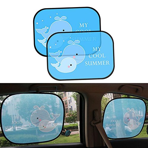 AOLVO Car Sun Shade for Baby/Kids/Girls/Women,2 Pack Best Car Window