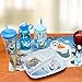 Zak! Designs 3-Section Plate with Olaf & Sven from Frozen, BPA-free