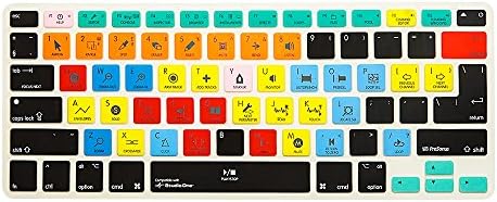 Studio One Shortcut Keyboard Cover Mac Silicone Portector Skin For Macbook Air 13 & Macbook Pro 13 15 17, Retina (US / European ISO Keyboard) (EU/US Both)