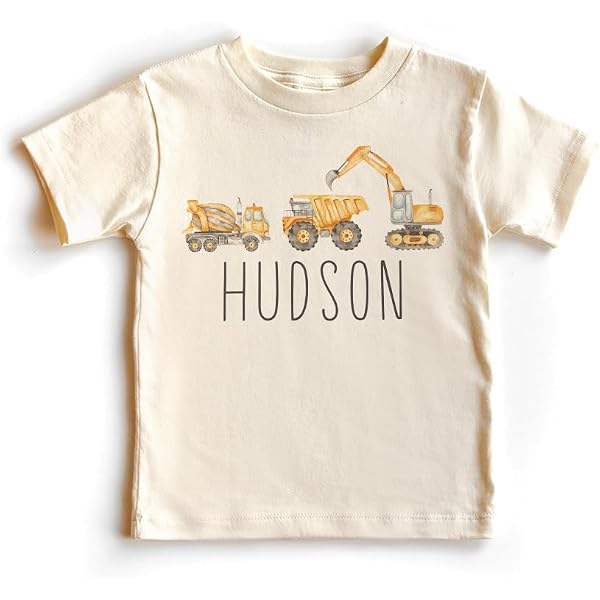 Personalized Graded Paper Monogram Kids Name Shirt