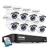 ZOSI 1080P H.265+ Home Security Camera System,5MP Lite 8 Channel CCTV DVR Recorder with Hard Drive 1TB and 8 x 1080p…