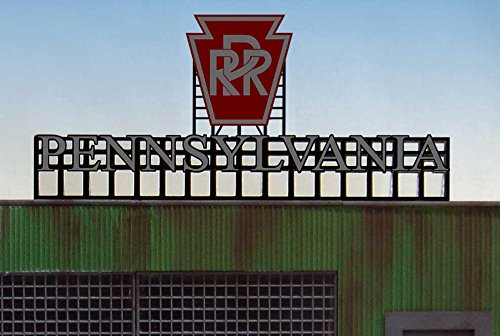 4281 Lg Model Pennsylvania RR Animated & Lighted BillboardÂ by Miller Signs