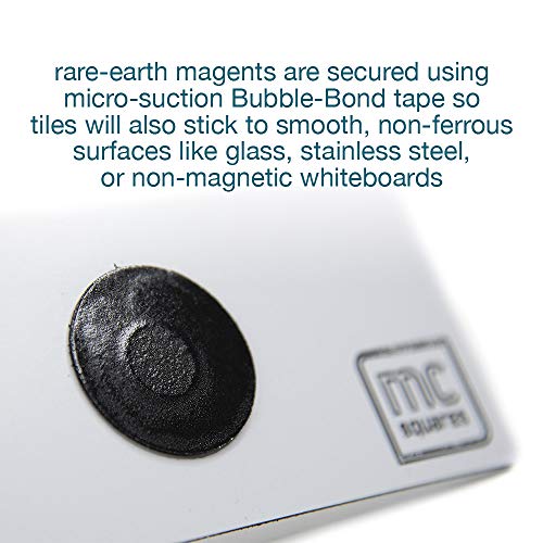 mcSquares Tiles Kit” Rigid, Stackable, Whiteboard