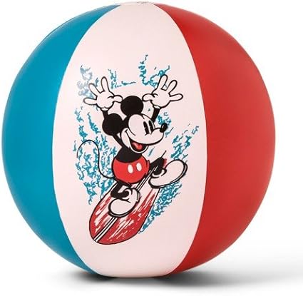 junk food mickey mouse bola de playa inflable para piscina multicolor