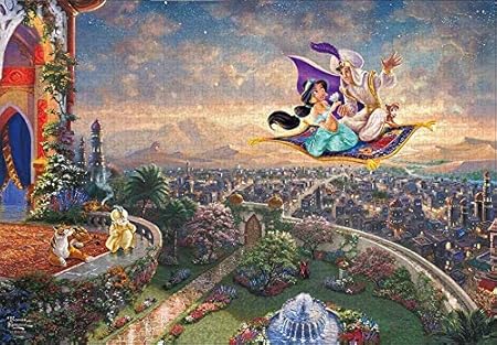 Amazon テンヨー 1000ピース ジグソーパズル ディズニー アラジン Aladdin 51x73 5cm ジグソーパズル おもちゃ