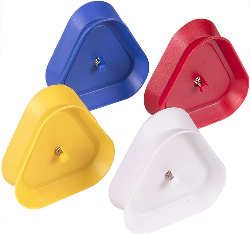 Playing Card Stand Holder,4 Packed Handsfree Card Playing Holder Clip Plastic Triangle Standing Poker Holder for Kids/Adults/Seniors Playing Cards Holder Poker Clip for Game Supply - Image 5