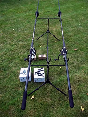 Skorpion Westline ANGELSET 2 KARPFENRUTEN 2 KARPFENROLLEN Rod POD 2 ELEKTRISCHE BISSANZEIGER KARPFENSET NEU – Bild 3