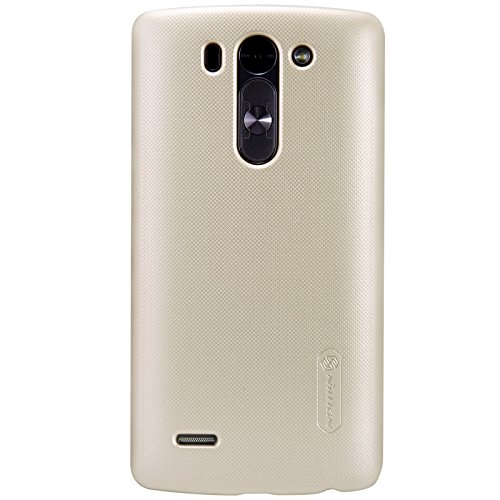 Nillkin HQ Shield Shell Case Skin Back Cover for LG G3 Mini, LG G3s, LG G3 Beat - Retail Packaging (Gold)