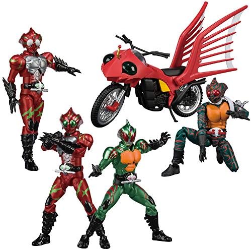 SHODO-X Kamen Rider 9 Action Figure Toy Kamen Rider No.1-RX Bandai