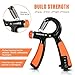 TOMSHOO Hand Grip Strengthener Hand Strength Trainer Exerciser Gripper Adjustable Resistance 22-88 Lbs Update With Counter