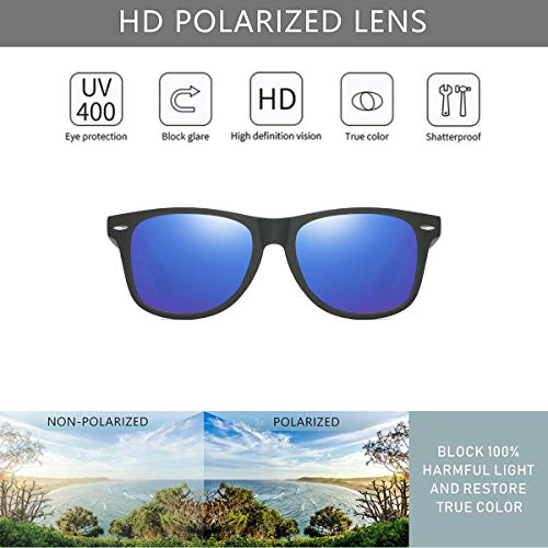 Skevic Polarisierte Sonnenbrille Herren und Damen - Fahrradbrille mit UV400 Schutz, Radbrille Sportbrille für Autofahren… – Bild 4